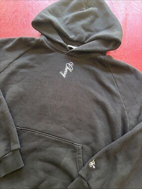 Cherry LA Black Hooded Sweatshirt with Cherry logo